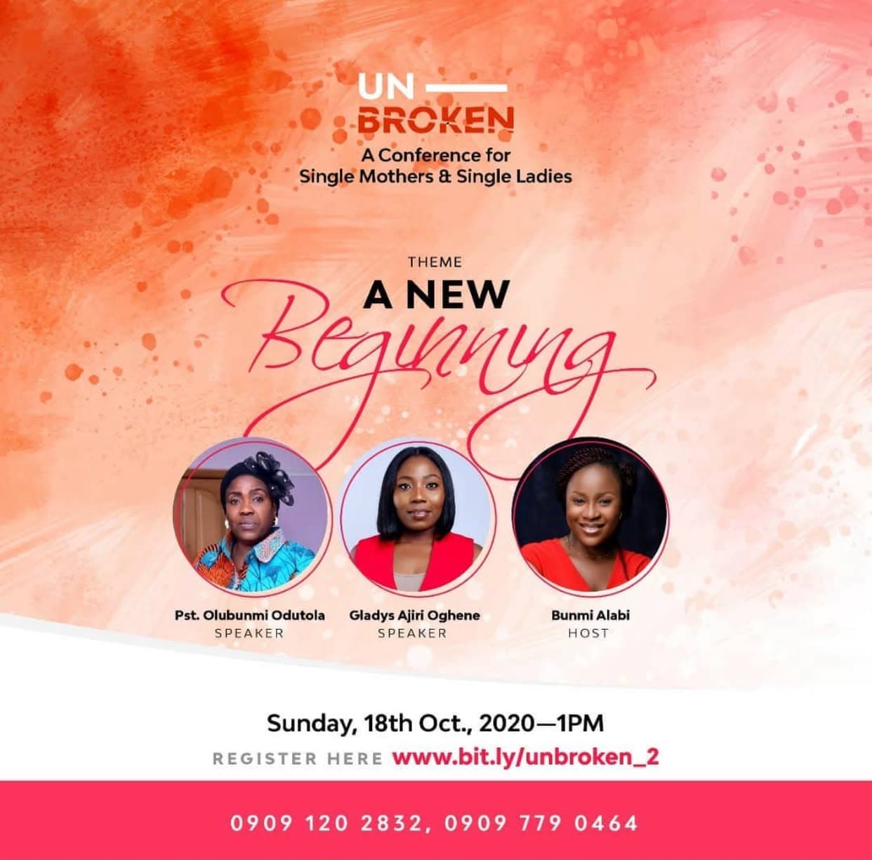 Unbroken 2020 — A New Beginning flyer