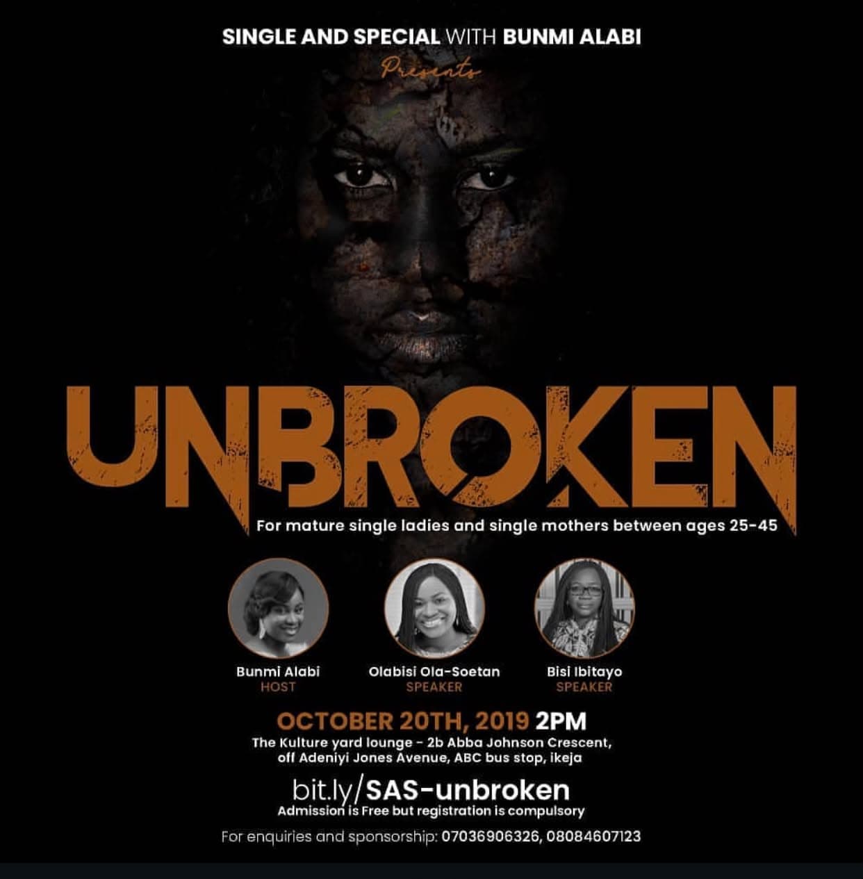 Unbroken 2019 — Unbroken flyer