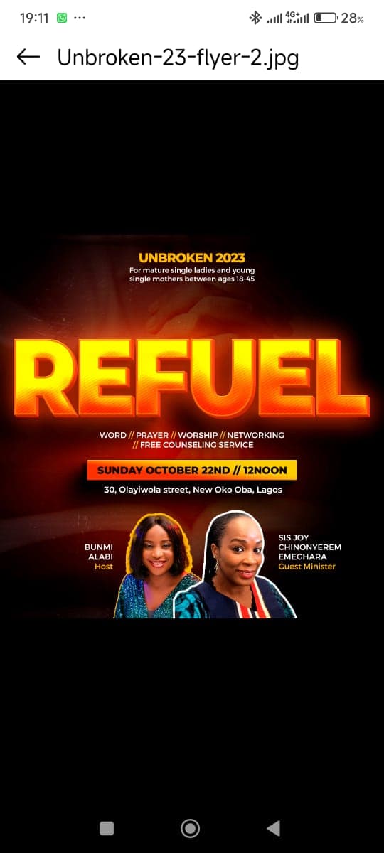 Unbroken 2023 — Refuel flyer